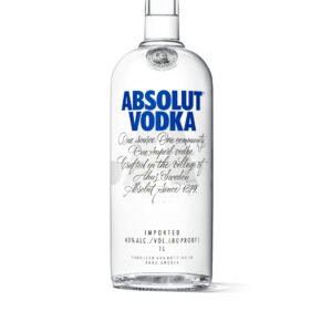 ABSOLUTE VODKA 1L