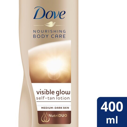 Dove Visibleglow Gradual Self Tan Medium To Dark 400Ml