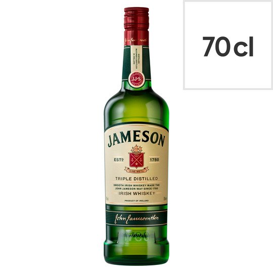 Jameson Irish Whiskey Bottle