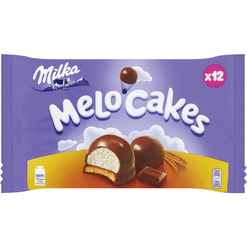 Milka Melo cakes chocolate cakes