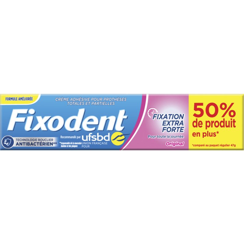 Fixodent Adhesive paste extra strong original